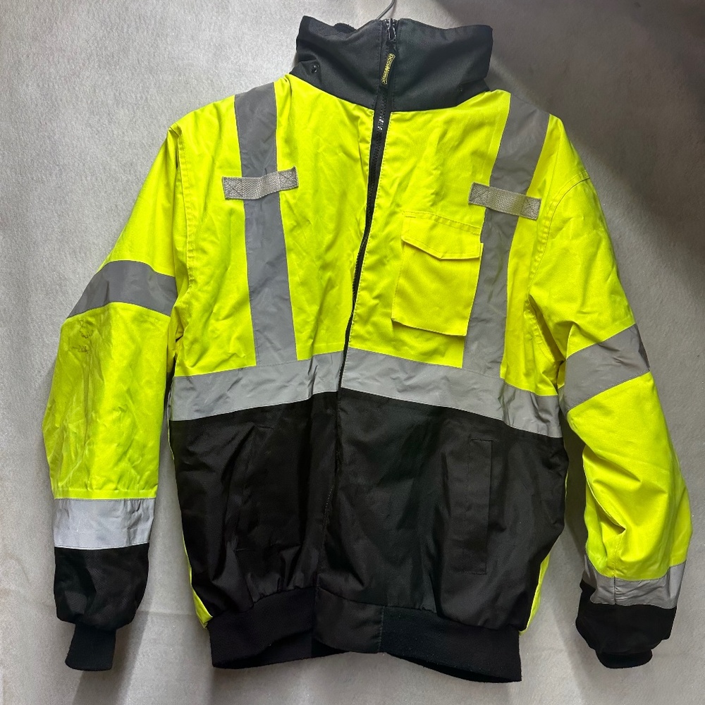 Occunomix Lux-Etjbjr Men's hi-viz Yellow Polyester Jacket Size Medium